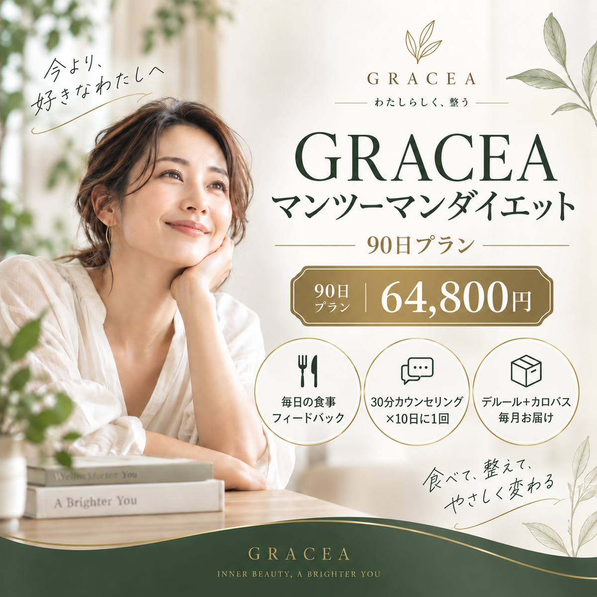 GRACEA マンツーマンダイエットプログラム|30日・60日・90日