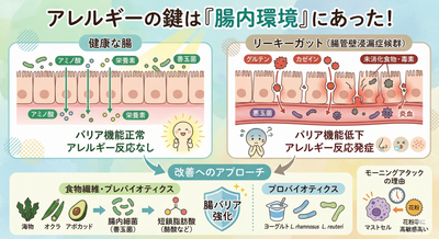 毎年春になると鼻水・肌荒れ・くしゃみ…それ、腸のサインかもしれません