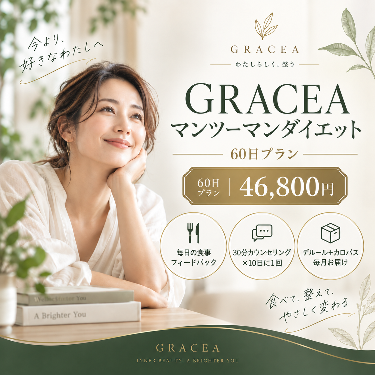 GRACEA マンツーマンダイエットプログラム｜30日・60日・90日