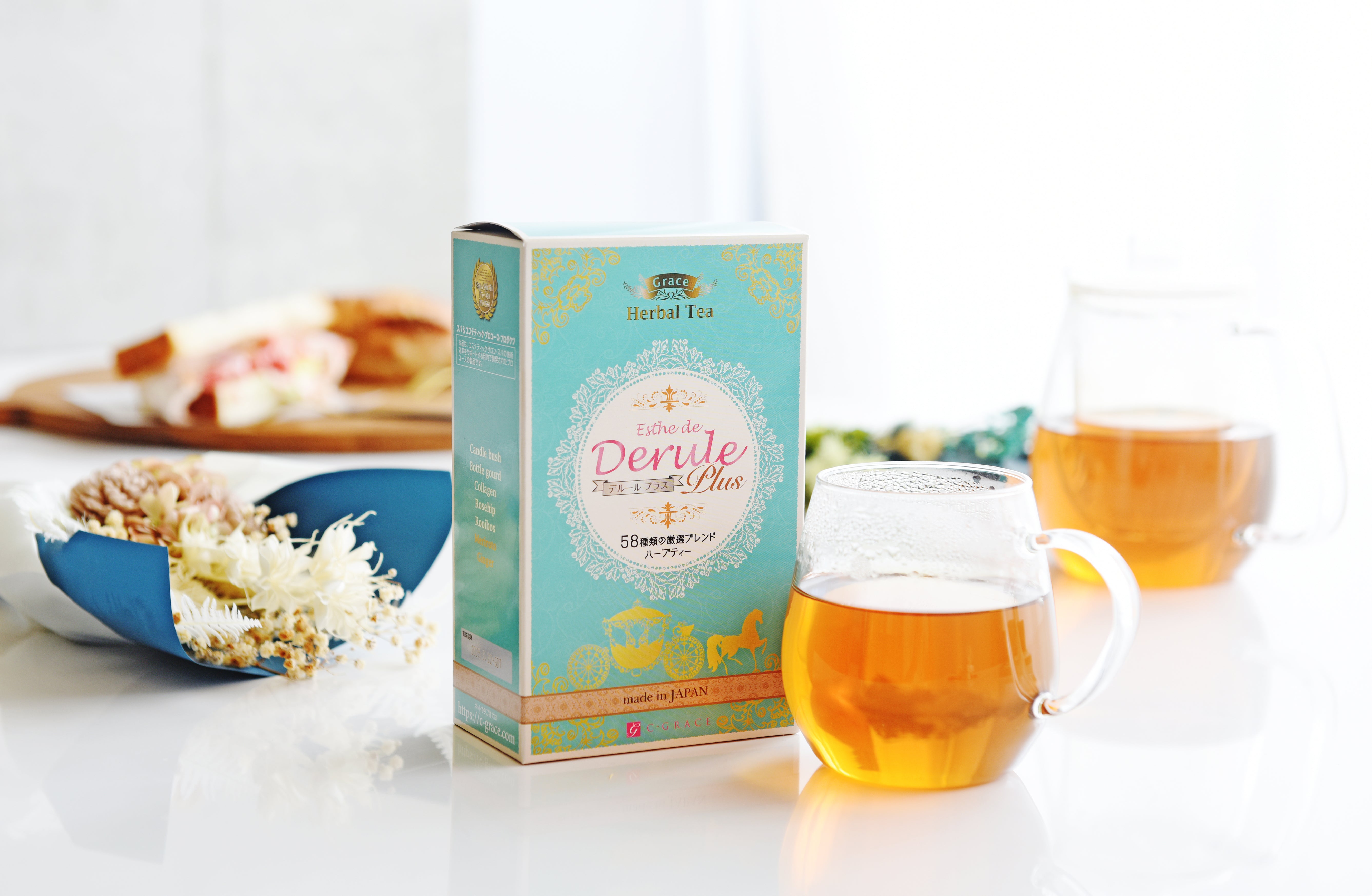 megプレミアム デトックスティー 90g (3g×30包)2箱 Esthe de Derule Plus（デルールプラス）｜58種ハーブの腸活