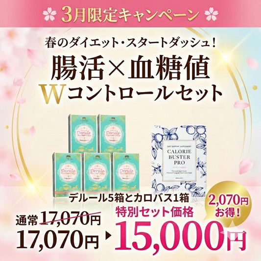 【3月限定】Wケア×本気痩せ集中セット！２０７０円お得！